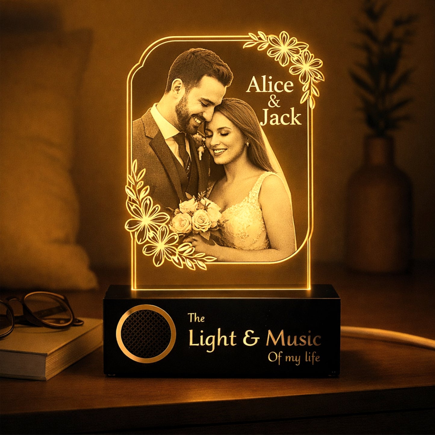 Precious Memories – Engraved Acrylic Photo Lamp