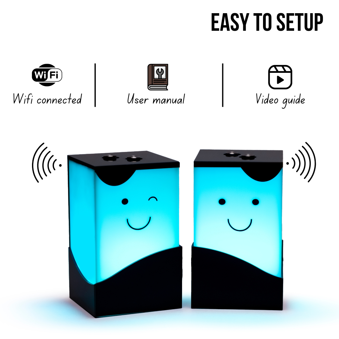 Distance Lamp Telepathy Toddlers – Cute Long Distance Lamps for Friends & Family ...