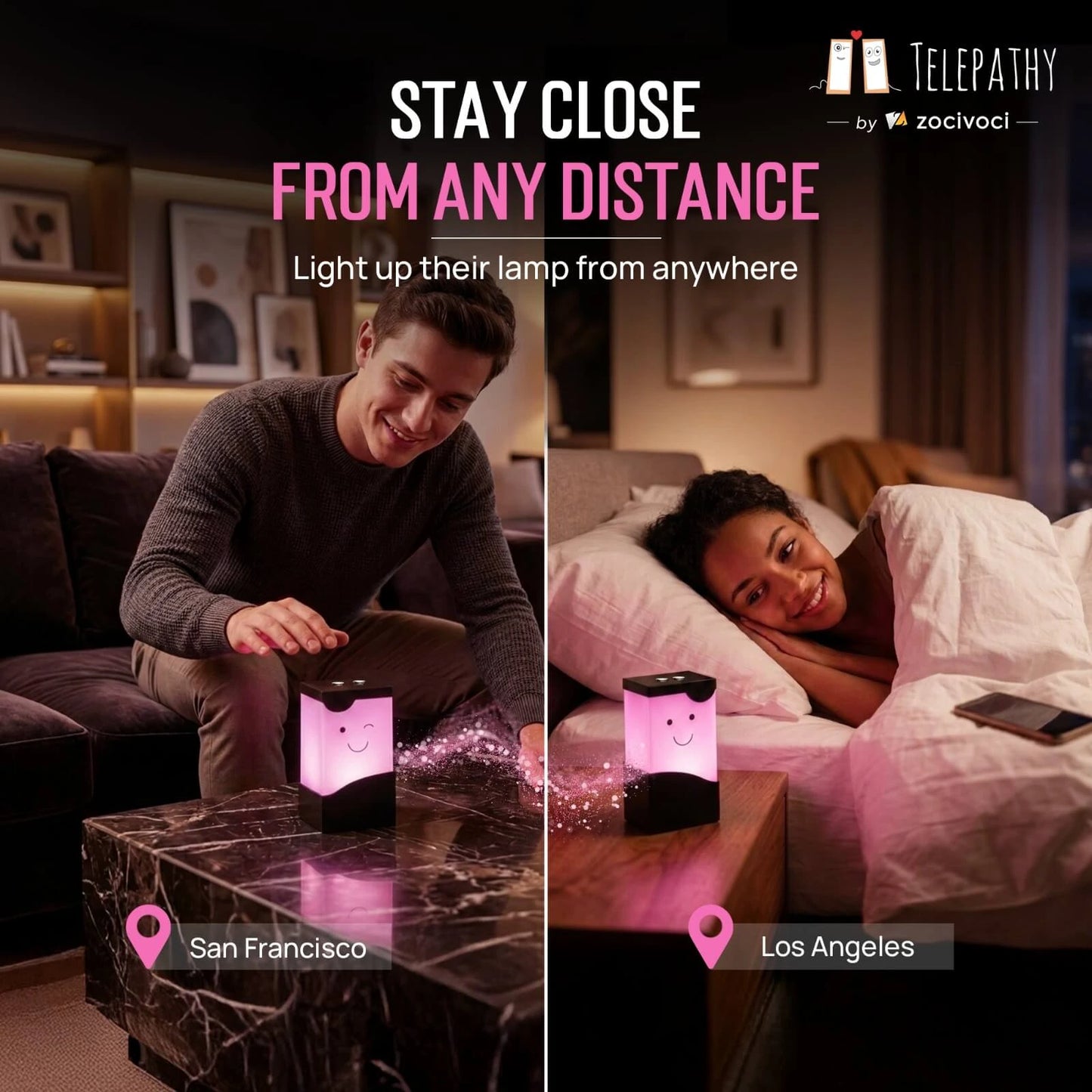 Cutest Friendship Lamps - Telepathy Toddlers