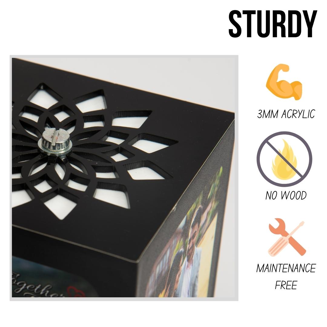 Anniversary Gift - Nostalgia Rotating Photo Lamp
