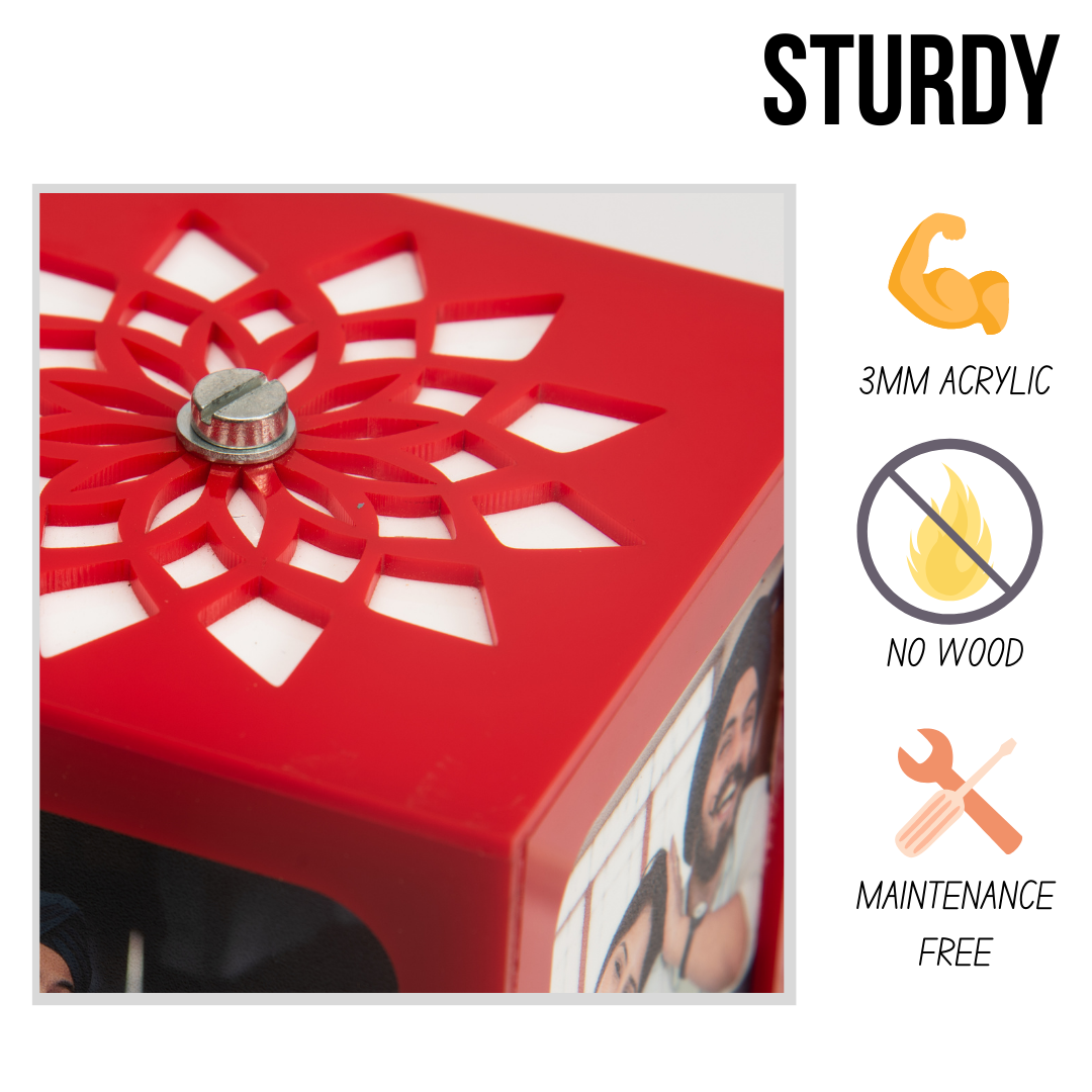 Anniversary Gift - Nostalgia Rotating Photo Lamp