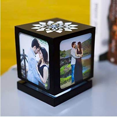 Anniversary Gift - Nostalgia Rotating Photo Lamp