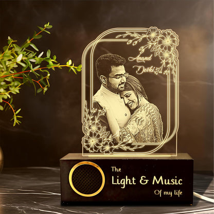 Precious Memories – Engraved Acrylic Photo Lamp