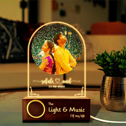 Full Moon Photo Lamp – 1st Anniversary Gift