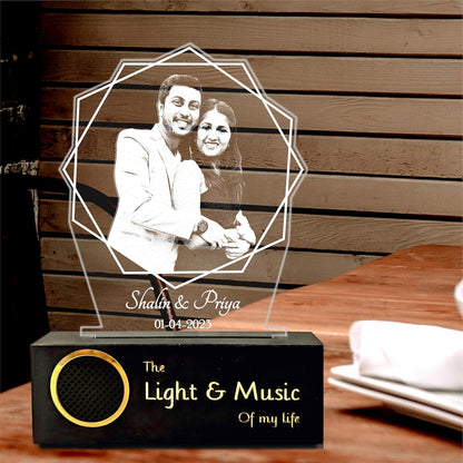 Lotus Light Photo Frame