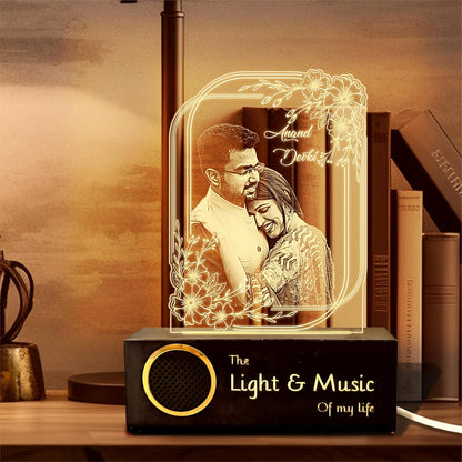 Precious Memories – Engraved Acrylic Photo Lamp