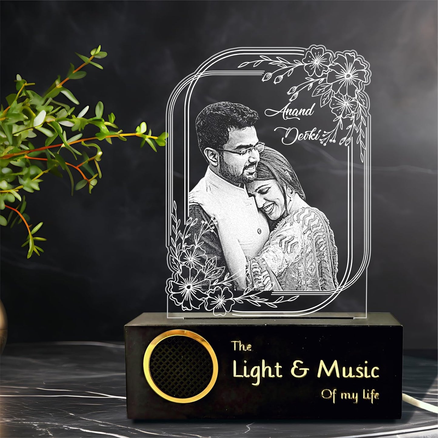 Precious Memories – Engraved Acrylic Photo Lamp