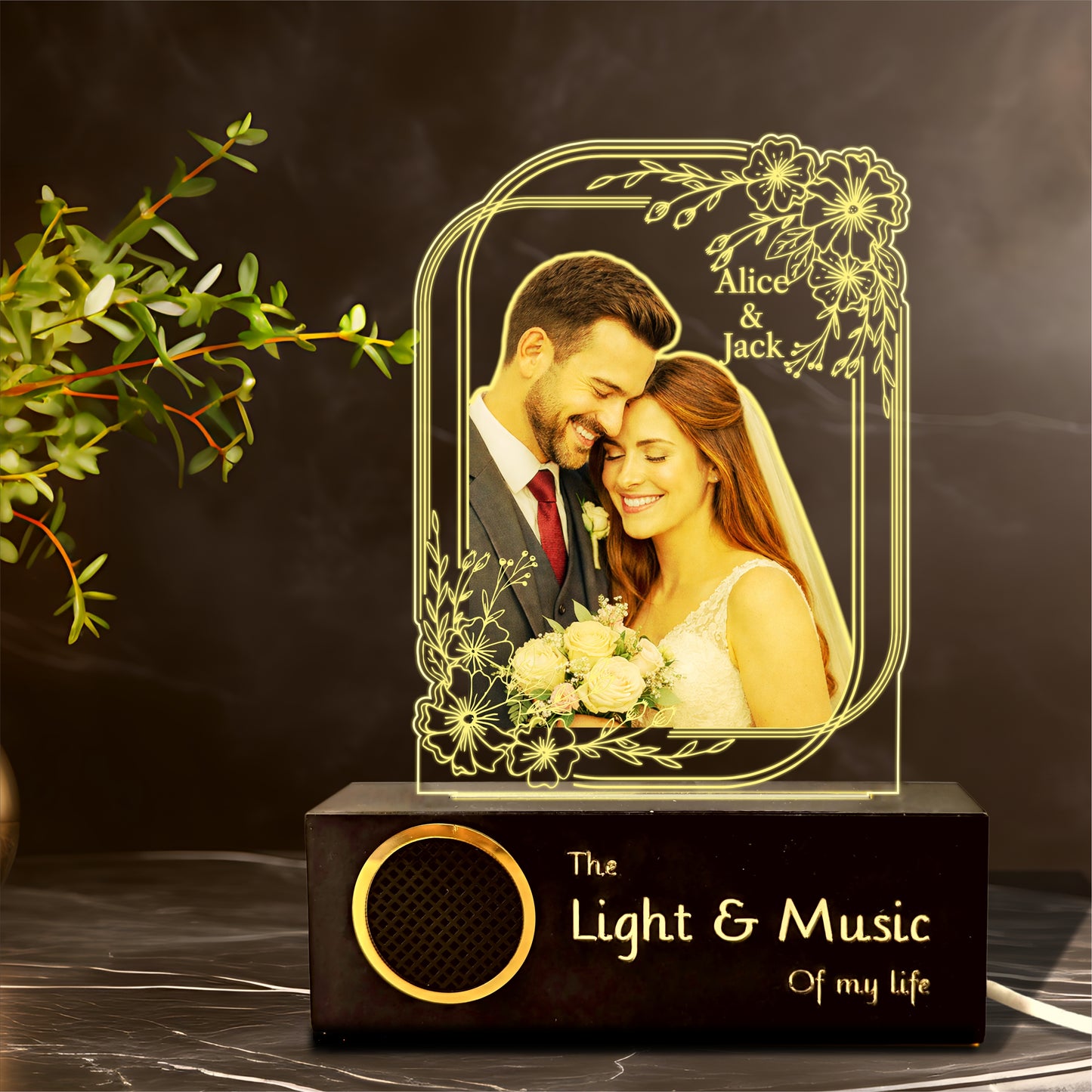 Precious Memories – Engraved Acrylic Photo Lamp