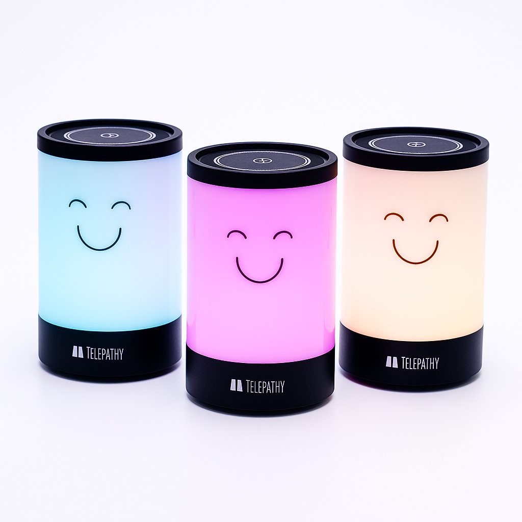 Telepathy Voicy - Send Color & Voice Messages - World's 1st friendship lamp with voice messages
