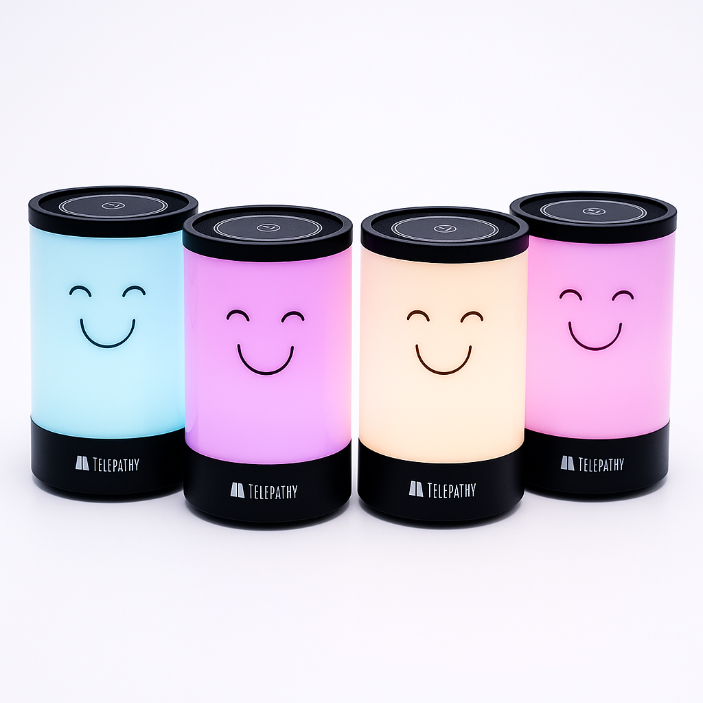 Telepathy Voicy - Send Color & Voice Messages - World's 1st friendship lamp with voice messages