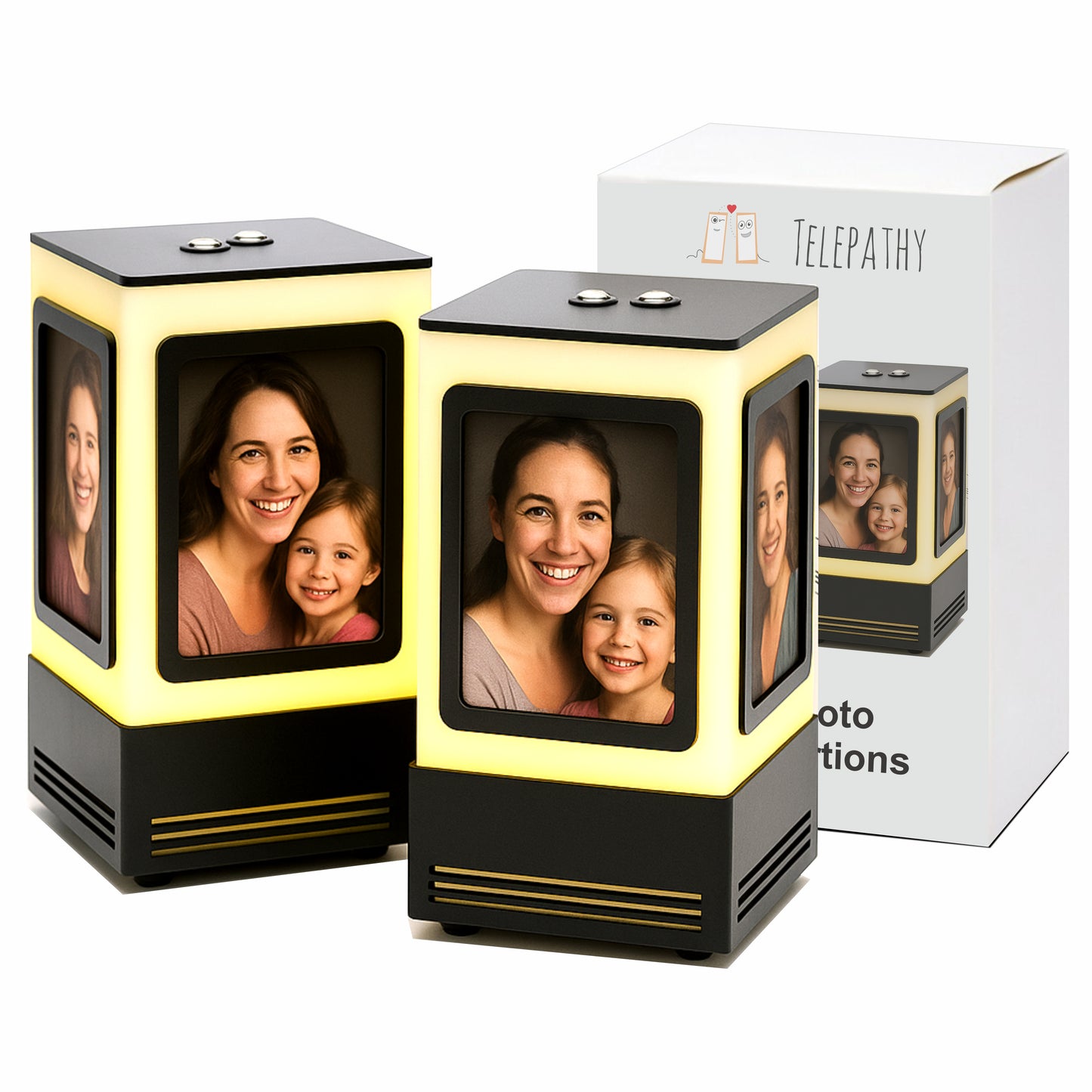 Friendship Lamps With Photo Insertions - Telepathy Long distance lamps for friends & family
