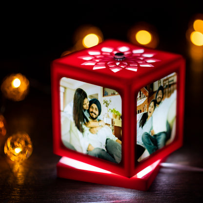 Anniversary Gift - Nostalgia Rotating Photo Lamp