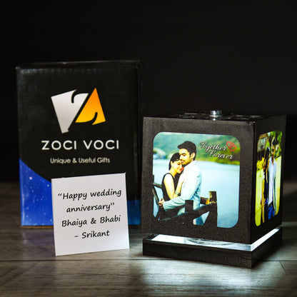Anniversary Gift - Nostalgia Rotating Photo Lamp