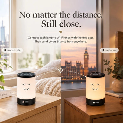 Telepathy Voicy - Send Color & Voice Messages - World's 1st friendship lamp with voice messages