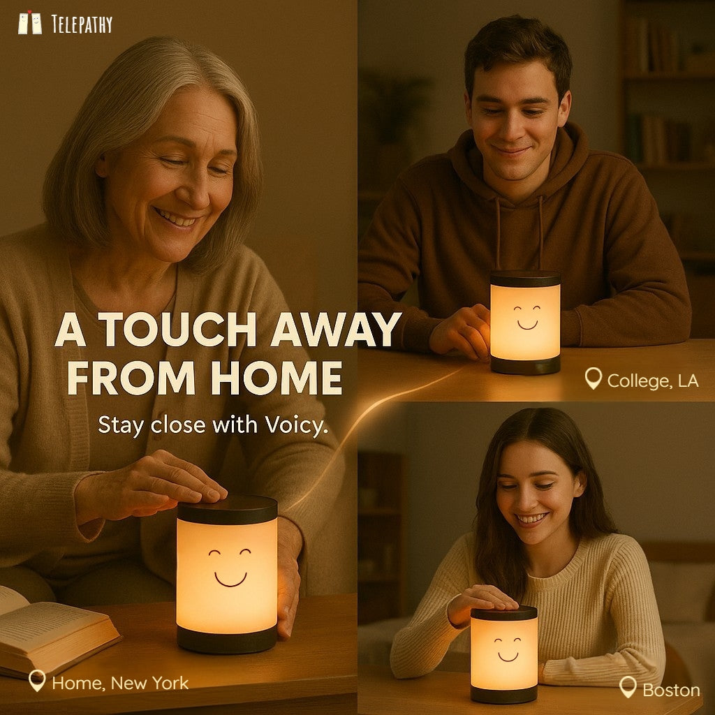 Telepathy Voicy - The Magical, Screen-Free Color & Voice Messenger for Kids (Ages 3-14)